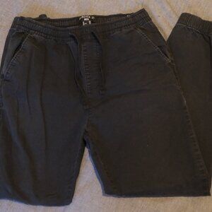 black cargo/jogger pants, small